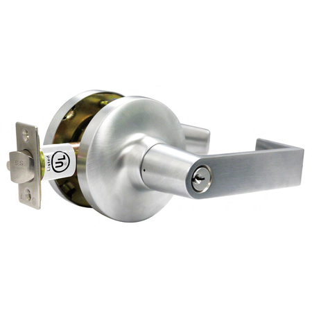 INOX Grade 1 Entry 3 Hr Fire Rated 3-9/16" Rose Satin Chrome w/MicroArmor CL0753-26D-AM